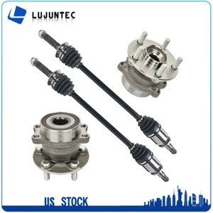 (4) For Subaru Forester 2014-2018 2016 Rear CV Axle Shaft + Wheel Hub Bearing - Bild 1 von 15