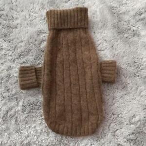 RALPH LAUREN Cashmere Dog Sweater M Size Brown 