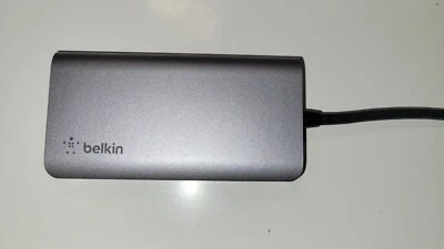 Belkin CONNECT USB-C 4-in-1 Multiport Adapter - Gray (AVC006) - Image 1 of 4