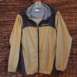 Columbia Jacket Youth Large 14/16 Green Glennaker Lake Rain Coat Waterproof Kids - Picture 1 of 10