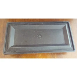 Servidor de bandeja buffet Tupperware Get Togethers 1380 y tapa de cubierta 1381 negro acrílico - Imagen 1 de 3