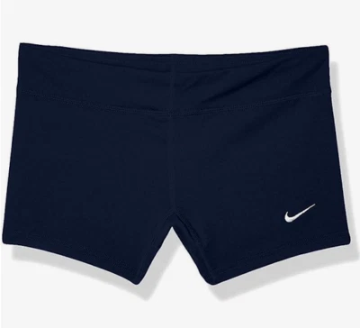 NEW NIKE [S] Women’s DRI-FIT Volleyball Shorts-Navy 108720-419 - Image 1 of 2