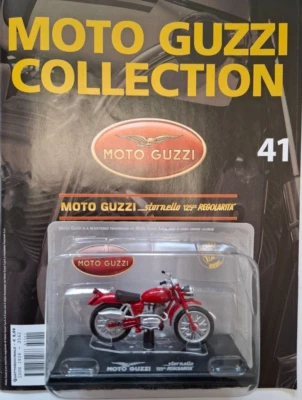 HACHETTE STARLINE 1:24 MOTO GUZZI  125 CC REGOLARITA STORNELLO  CON FASCICOLO 41 - Immagine 1 di 2