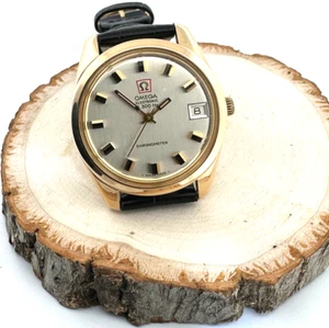 Reloj Omega f300Hz Cronómetro Oro 9K Ref.1250 Excelente Estado Batería Nueva 1960 - Imagen 1 de 10