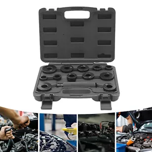 Universal Press and Pull Sleeve Kit Bushing Bearing Seal Driver Removal Tool Set - Picture 1 of 13