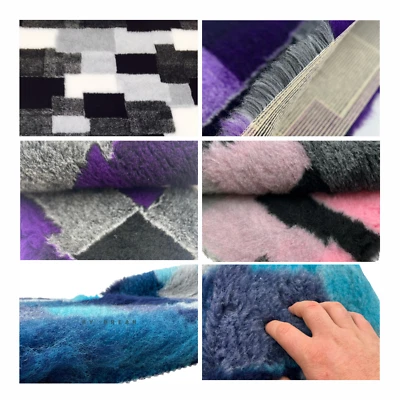 Dog Vet Bed Mat Bedding Veterinary Fleece Pawstrading - PATCH Design Rubber Back - Image 1 of 4