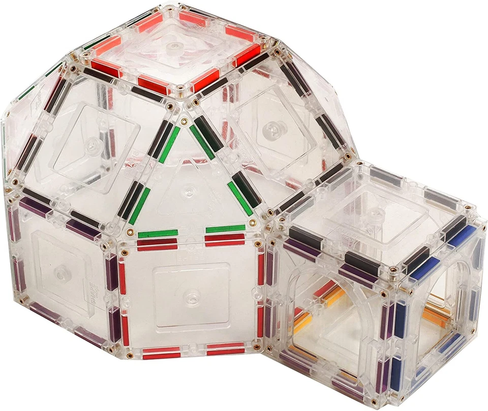 Rainbow Mags 40 Piece Magnetic Tiles, The Igloo Set - Image 1 of 1