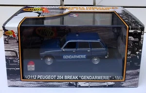 Peugeot 204 break vitré Gendarmerie Nostalgie NO112 MIB 1:43 203 104 304 504 305 - Bild 1 von 4
