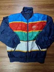 Vtg. Mureli silk bomber jacket/windbreaker full zip Multicolor Size Large ladies - Picture 1 of 7