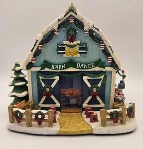 2006 Hawthorne Village Reindeer Barn Dance w/COA Rudolph Collection - Picture 1 of 20