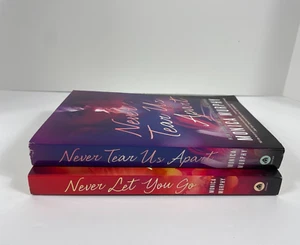 Monica Murphy Lot 2 Paperbacks Dualogy Duet Never Tear Us Apart Never Let you Go - Bild 1 von 5