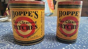 Vintage Hoppe's Gun Cleaning Patches In Tin 1937