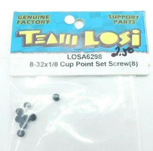 TEAM LOSI LOSA6298 8-32X1/8 CUP POINT SCREW SET SCREW SET RC CAR BUGGY - Bild 1 von 1