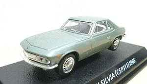 1/64 Konami 1965 NISSAN SILVIA CSP311 SILVER diecast car model - Picture 1 of 3