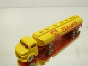 LEGO 649 MERCEDES BENZ LPS322 Shell TANKER -RED+YELLOW 1:87 H0- GOOD - 242 - Picture 1 of 9