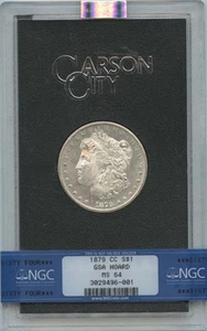 1879-CC Morgan Dollar GSA HOARD S$1 NGC MS64 - Picture 1 of 2