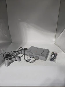 Sony PlayStation 1 Console PS 1 SCPH-7501 Console Tested & Working 2 Controllers - Picture 1 of 9