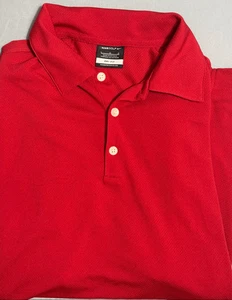 Nike Shirt Herren Large Rot Golf Polo Kurzarm Dri Fit - Bild 1 von 7