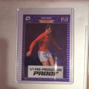 2024 Leaf Collective Proof '89 Pro Set Clear Purple Geoff Hurst (1/1) - Bild 1 von 2