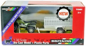 Britains 43358 ATV Quad Bike with Trailer Set 1:32 Scale Model Farm Toy - New - Picture 1 of 3
