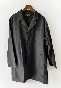 Duluth Trading Jacket Mens L Tall Canvas Chore Utility Barn Coat Snap Close Flaw - Picture 1 of 14