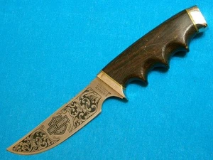 NM VINTAGE '81 GERBER USA 525 HARLEY DAVIDSON MOTORCYCLES BUY BACK KNIFE KNIVES - Picture 1 of 22
