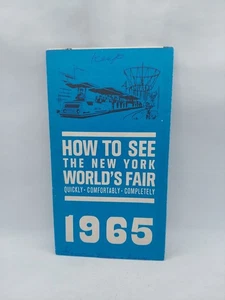 1965 New York NY World’s Fair Greyhound Bus Fold Out Map Tour Broschüre - Bild 1 von 7