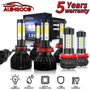 For Honda Ridgeline 2017-2020 LED Headlight Super Bright Cool White Bulbs 6500K - Picture 1 of 16