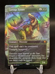 MTG Carnage Tyrant (Borderless FOIL) Special Guests - NM - Picture 1 of 1