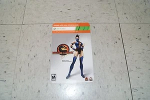 Mortal Kombat Classic KITANA Costume EXPIRED Card Collectible Art Work Xbox 360 - Picture 1 of 4
