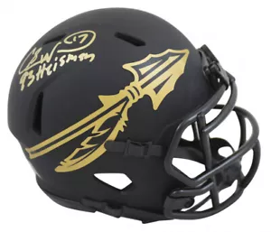 Charlie Ward Signed Florida State Seminoles Mini Helmet Inscd "'93 Heisman" FSU - Picture 1 of 4