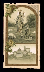 santino cromo-holy card S.LEGA -MADONNA DELLA GUARDIA-GENOVA - Imagen 1 de 1