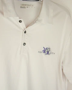 Camisa Polo de Golf Nike Bordada Lucha Holandesa Blanca Dri-fit Para Hombres Talla M - Imagen 1 de 6