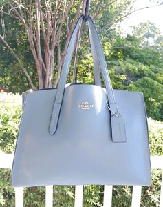 Coach 25137 Cornflower Blue Charlie Carryall Triple Compartment Tote Bag - Picture 1 of 20