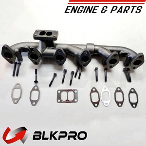 EXHAUST MANIFOLD Set Front Rear Thick Wall For Cummins 5.9L 6B ISB 6.7L 3967995 - Picture 1 of 4