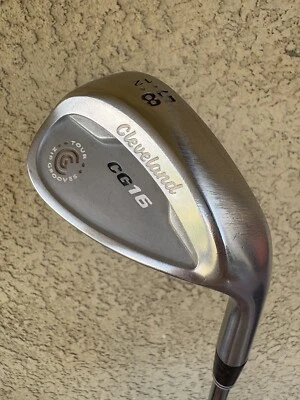 CLEVELAND CG16 TOUR ZIP GROOVES 58* / 12* LOB WEDGE - TRACTION WEDGE FLEX STEEL - Image 1 of 4