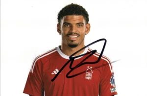 NOTTINGHAM FOREST & ENGLAND: MORGAN GIBBS-WHITE SIGNED 6x4 PORTRAIT PHOTO+COA - Picture 1 of 1