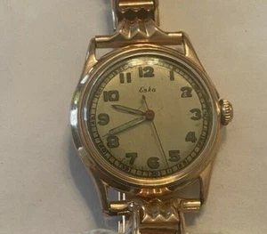 Vintage Unisex Eska (Schweiz) 17 Juwel 1194AS 14K Roségold Uhr - Bild 1 von 5