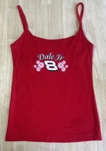 Dale Earnhardt Jr #8 MEDIUM (Small ) Ladies NASCAR Racing NAME & NUMBER Tank VTG - Picture 1 of 5