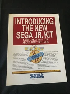 Sega ESWAT Jr. Kit Video Arcade Game Flyer, 1989 NOS - Picture 1 of 1
