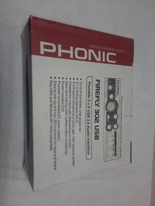 Phonic Firefly 302 192KHz USB interface w/MIDI and S/PDIF-- NICE!!! - Picture 1 of 5