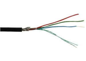 7-1-3C 3-Core Screened Cable, 0.1mm, Black, 100m - MP002345 - Picture 1 of 1