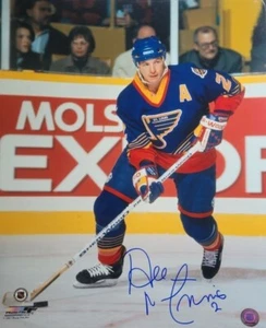 Autographed 16x20 AL MACINNIS St. Louis Blues photo - w/COA - Picture 1 of 1