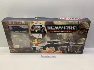 HEAVY FIRE AFGHANISTAN + FUCILE - NINTENDO WII - NUOVO SIGILLATO PAL NEW BUNDLE - Picture 1 of 14