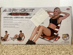 New*AbRocket Twister Abdominal Trainer/Exercise Equipment*Red*Damage - READ - Picture 1 of 7