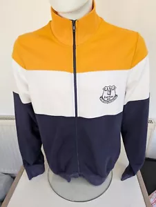 Mens Everton Football Jacket XL Extra Large Retro Style Official Track Pit 20 " - Picture 1 of 9