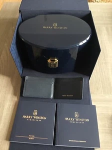 HARRY WINSTON : Complet  Boîte Laqué Montre Watch Laquered Box & Booklet Livret - Imagen 1 de 12