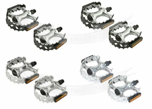 ORIGINAL! VP-747 ALLOY CAGE PEDALS IN 1/2 OR 9/16 BLACK OR CHROME.USED FOR BMX - Picture 1 of 3