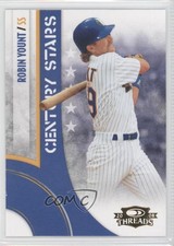 2008 Donruss Threads Century Stars Robin Yount #CS-13 HOF