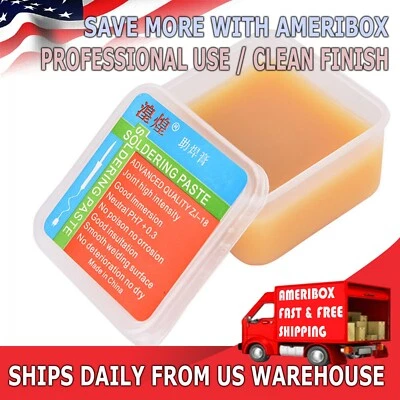Quality Metal Cased Rosin Soldering Flux Paste Solder Welding Grease 50G - Image 1 of 4